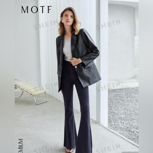 MOTF Jackets & Blazers - MOTF PREMIUM OVERSIZED LEATHER JACKET